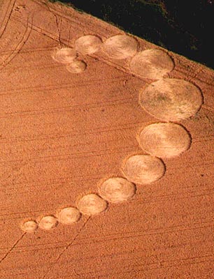 Lohja, Finland crop circle, aerial photo 4
