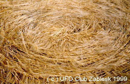 Bohuslavice, Czech Republic crop circle, aerial photo 2