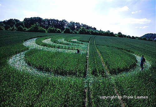 Ehlen (2) A44, Germany crop circle, aerial photo 2