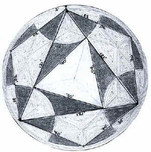A formation @ Bishops Cannings (A361), Wiltshire crop circle, aerial photo 2