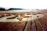 A formation @ Silbury Hill, Wiltshire crop circle, aerial photo 3