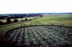 A formation @ Alton Barnes, Wiltshire crop circle, aerial photo 2