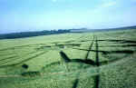 Priors, Wiltshire crop circle, aerial photo 16