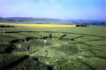 Priors, Wiltshire crop circle, aerial photo 18